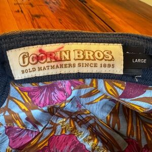 Goorin Bros Blue and Pink Bottoms Vibrant Style